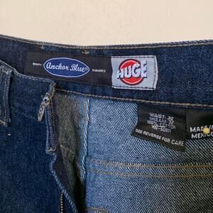 Vintage Huge Anchor Blue Denim Jeans